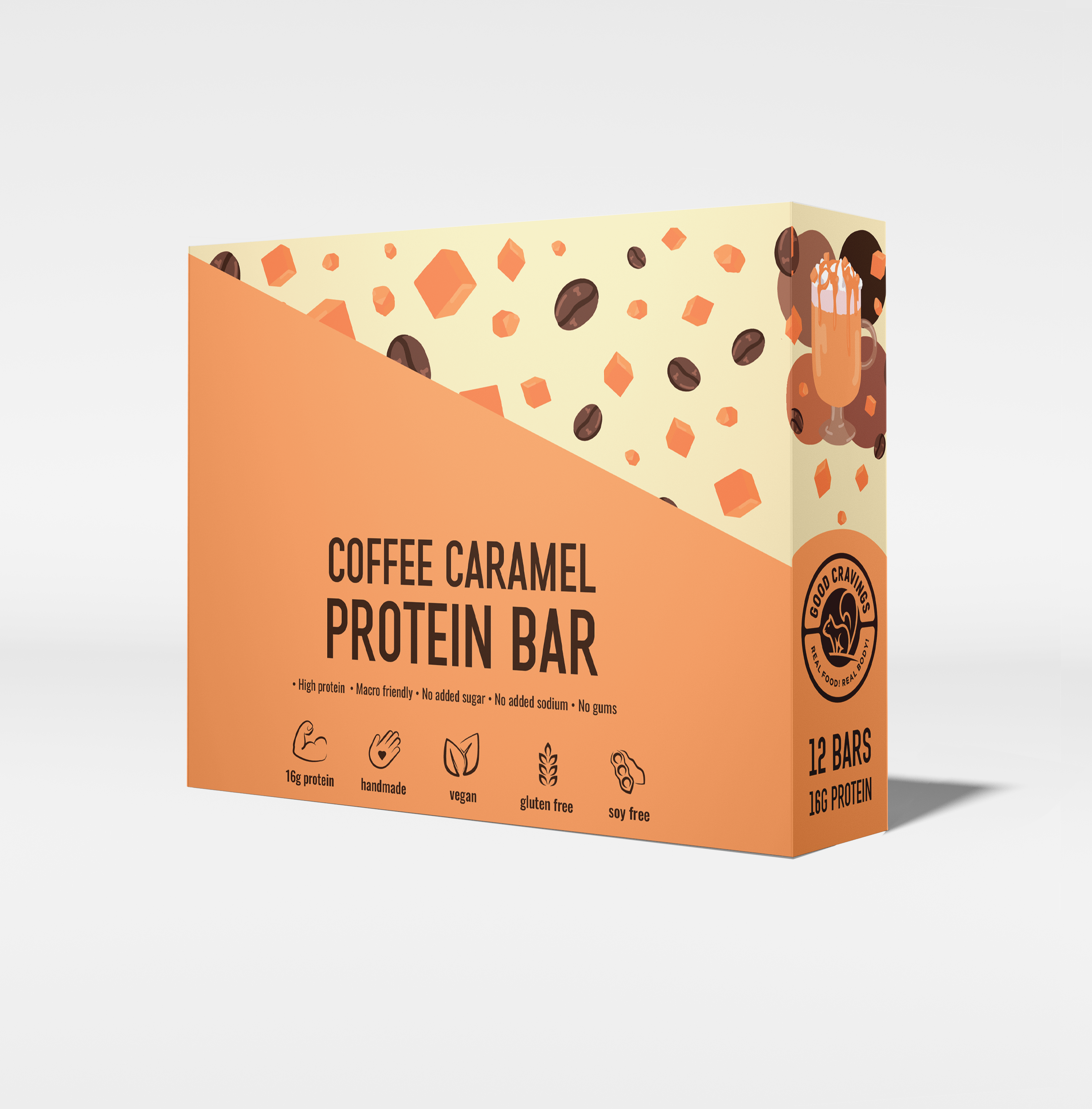 Coffee Caramel Raw Vegan Protein Bar