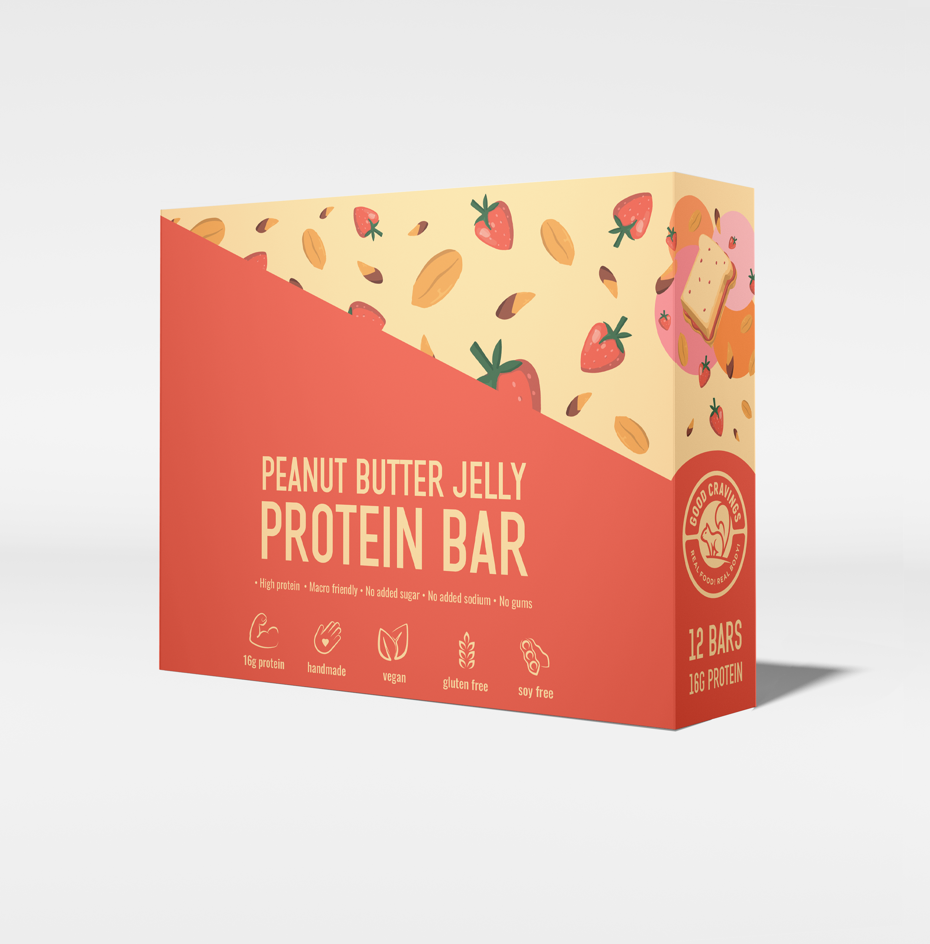 PB Jelly with Strawberries & Goji Berries