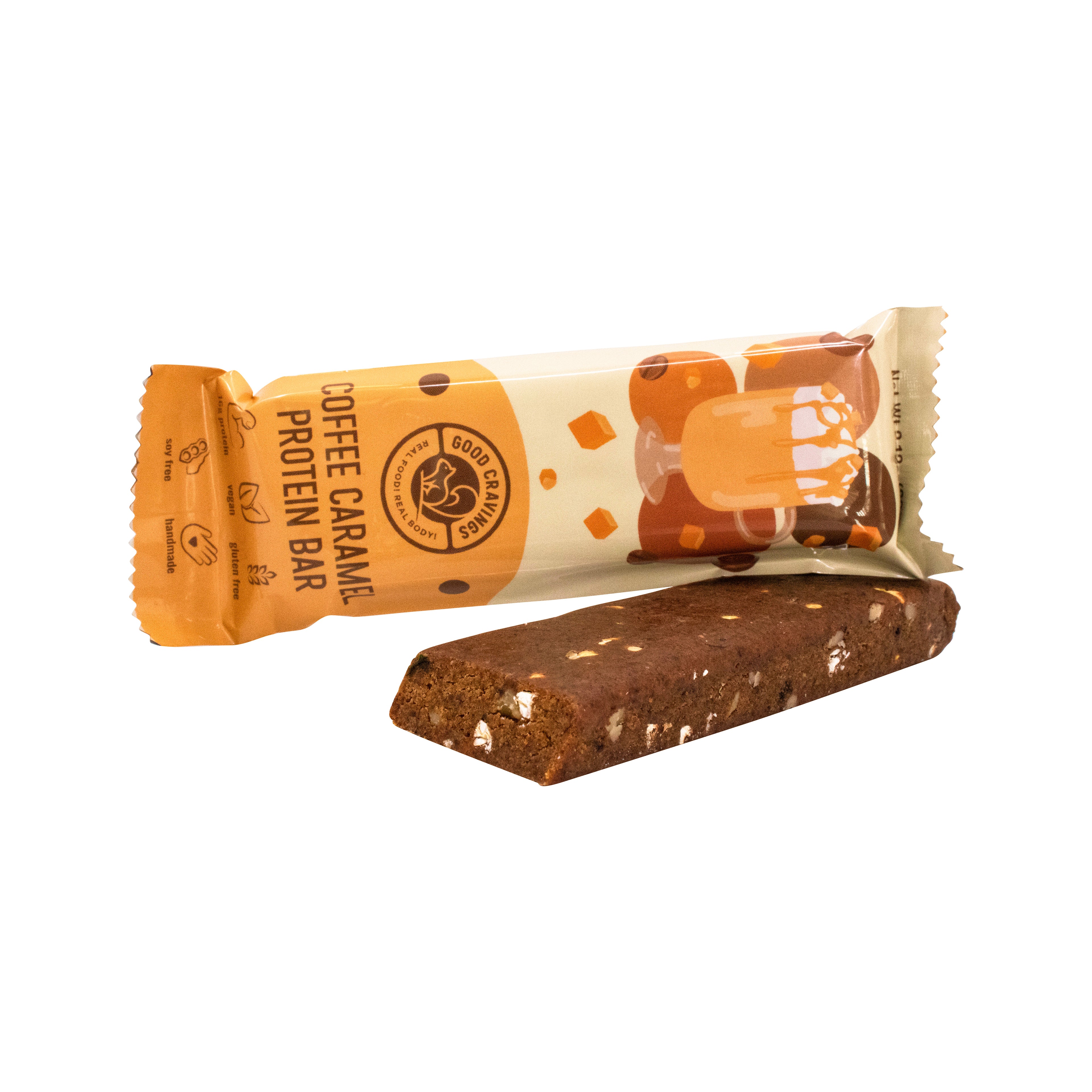 Coffee Caramel Raw Vegan Protein Bar