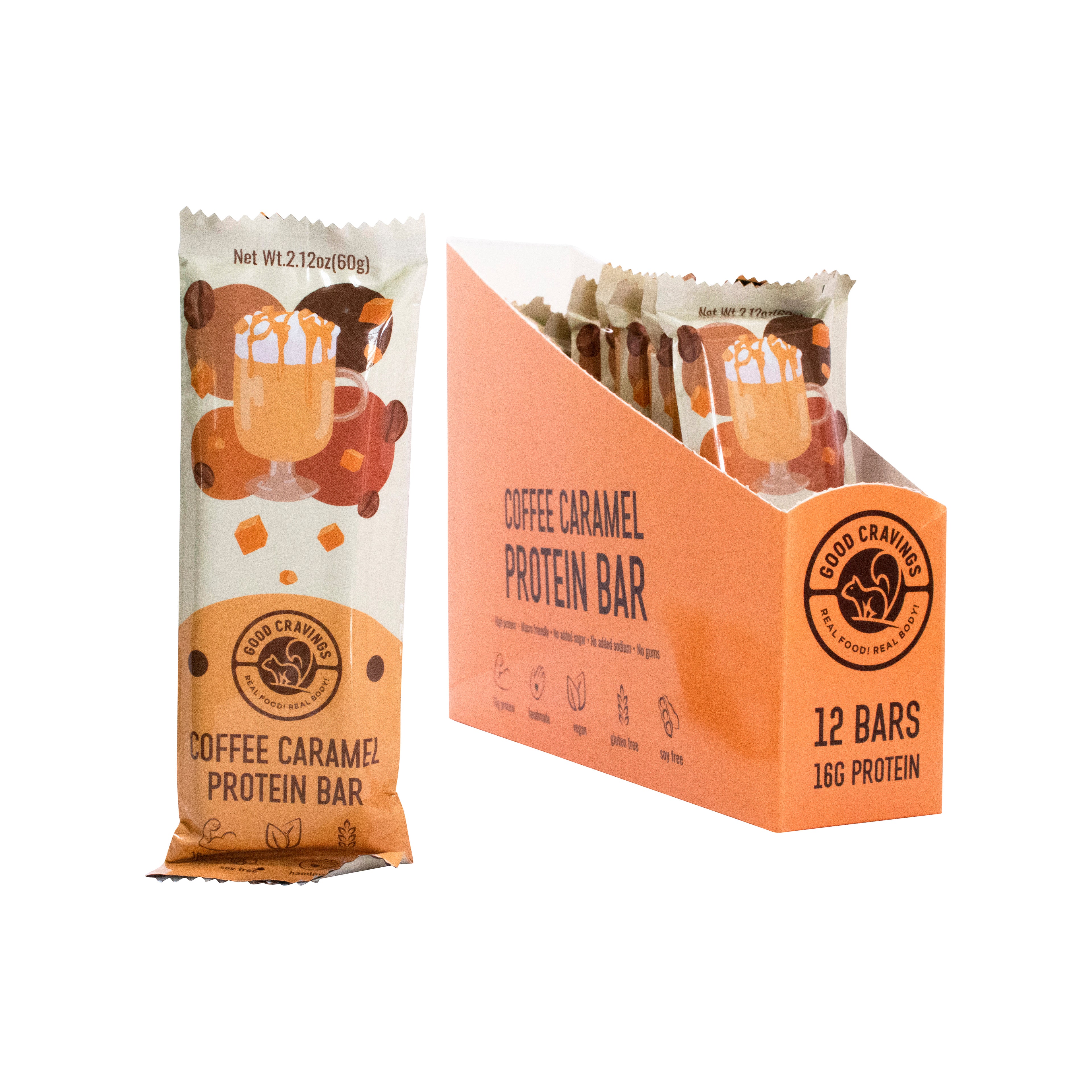 Coffee Caramel Raw Vegan Protein Bar