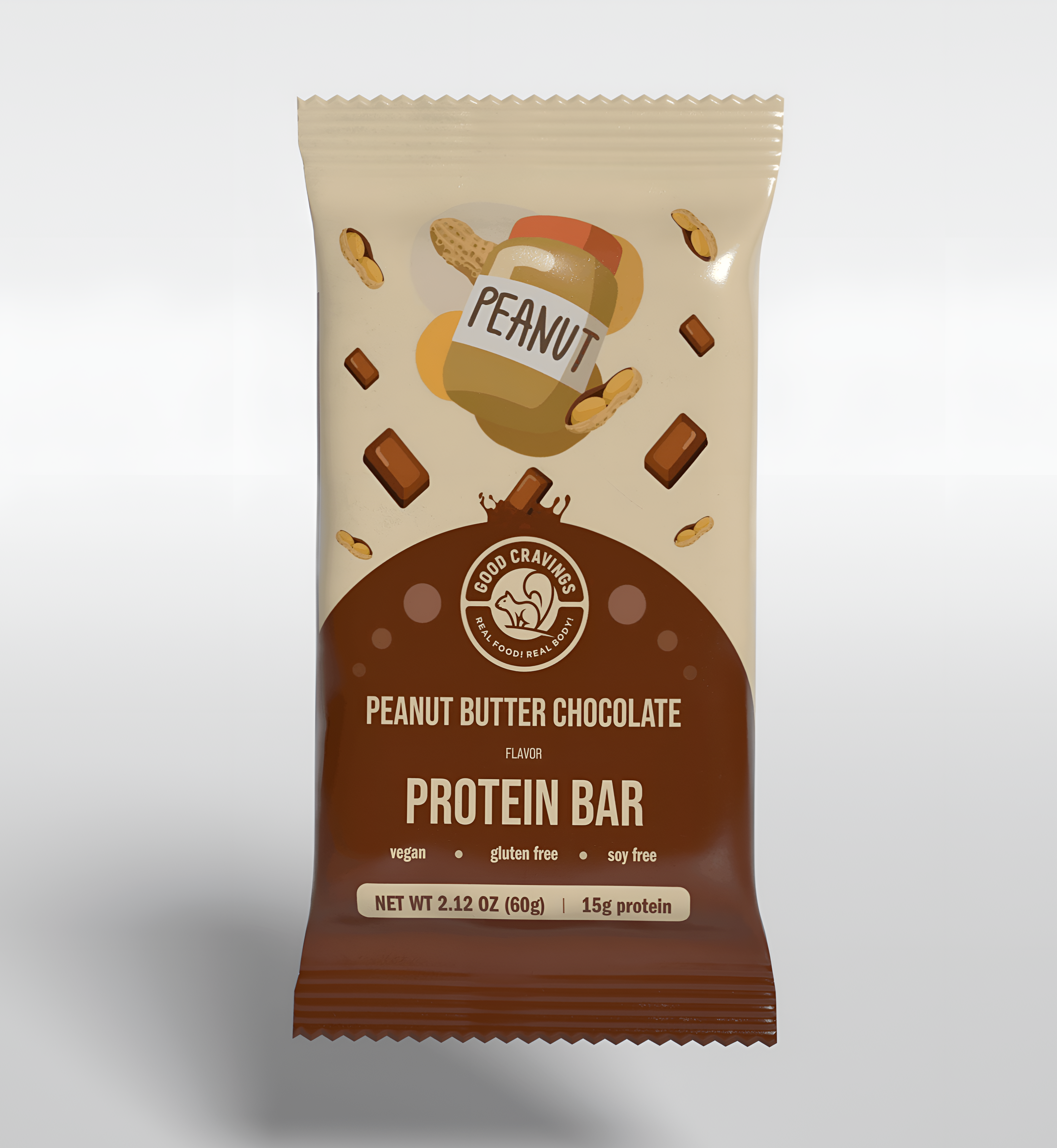 Peanut Butter Chocolate Raw Vegan Protein Bar