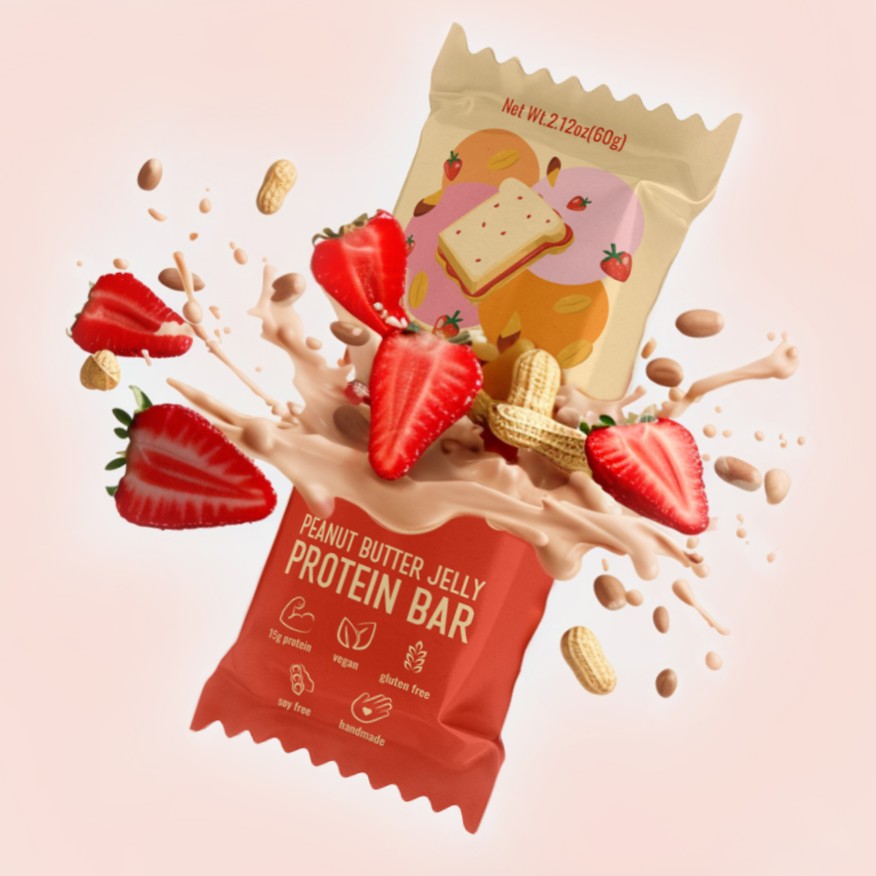 PB Jelly with Strawberries & Goji Berries
