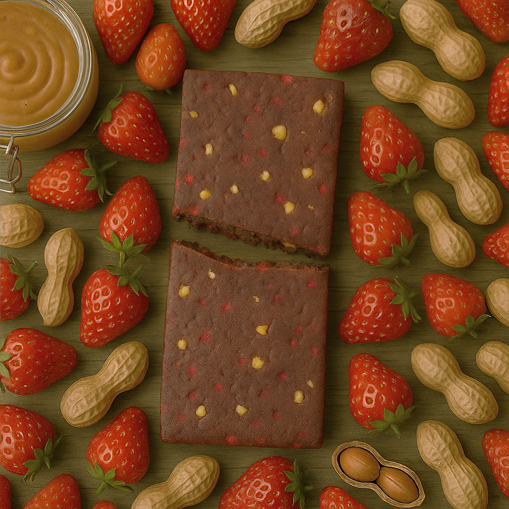 PB Jelly with Strawberries & Goji Berries