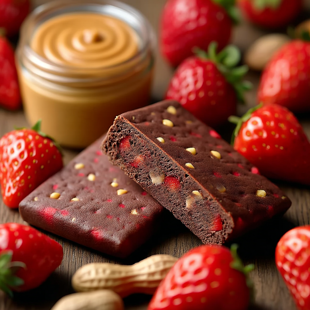 PB Jelly with Strawberries & Goji Berries