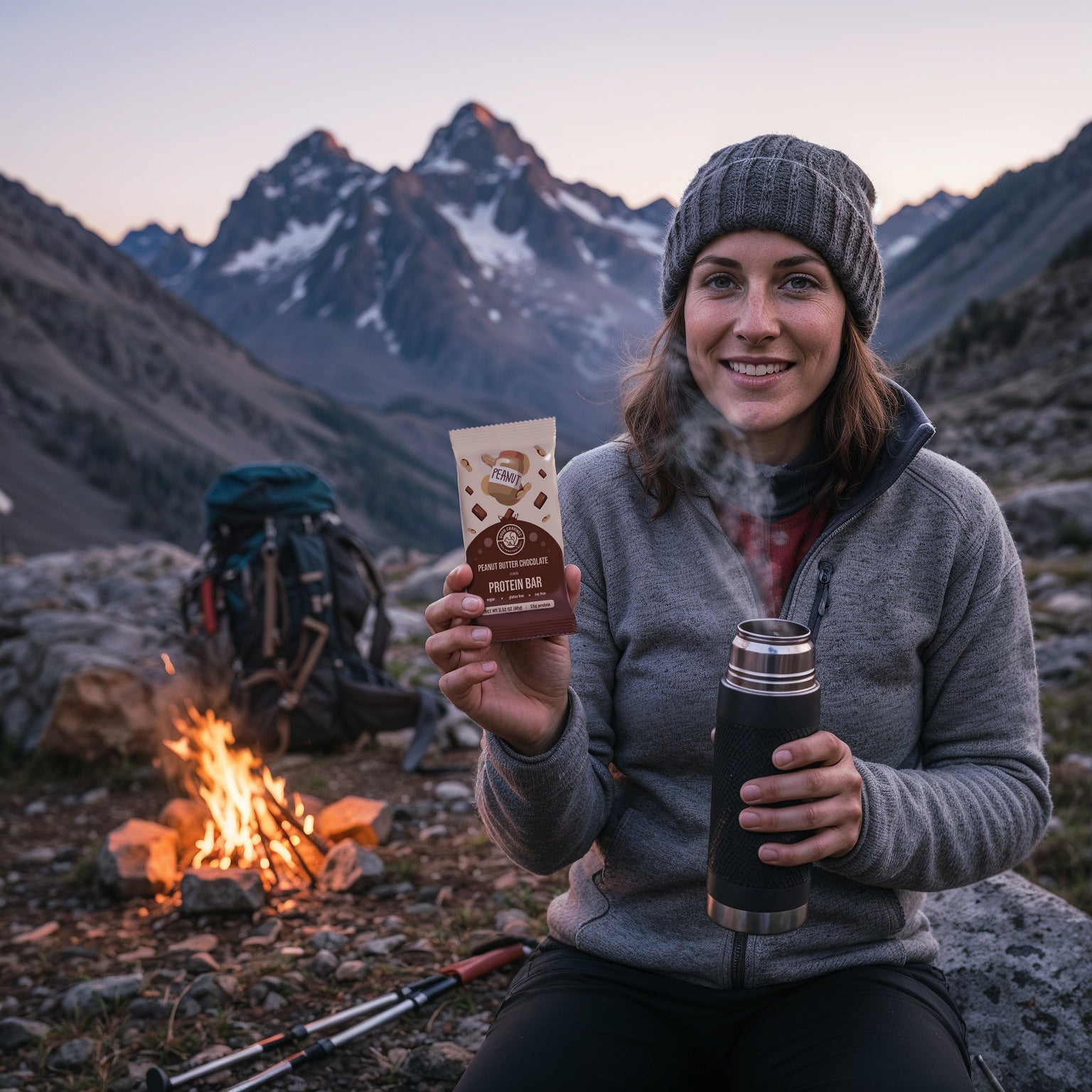 Peanut Butter Chocolate Raw Vegan Protein Bar