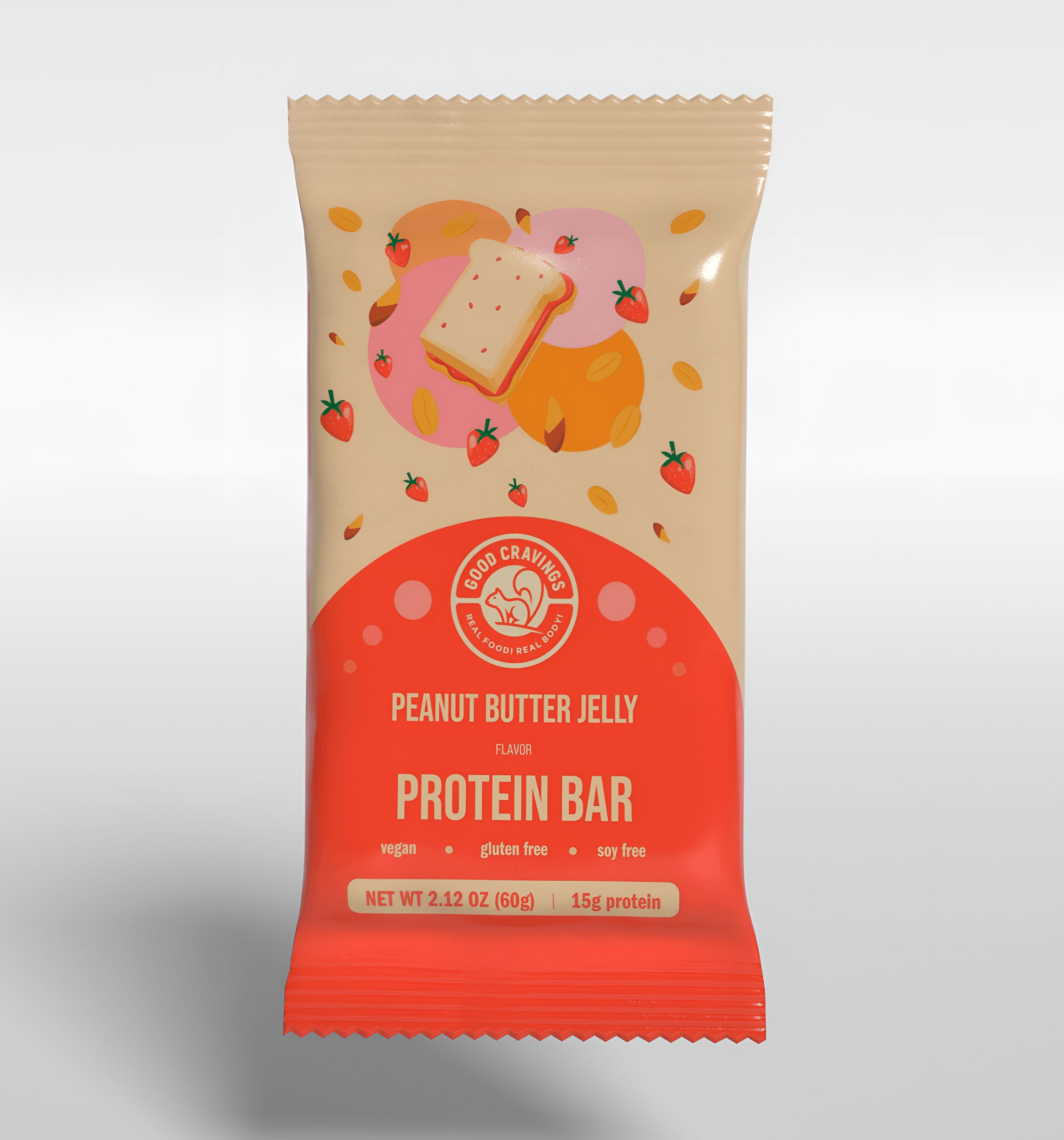 PB Jelly with Strawberries & Goji Berries