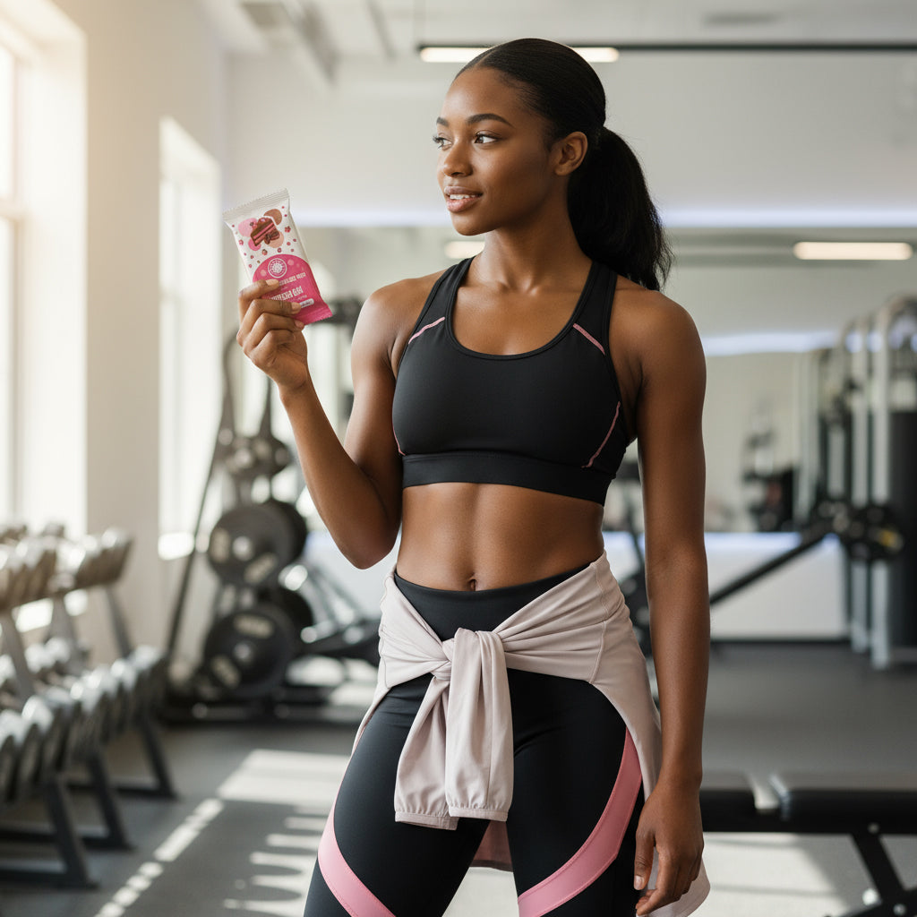 Raspberry Chocolate Torte with Acai & Cacao Nibs Vegan Protein Bar
