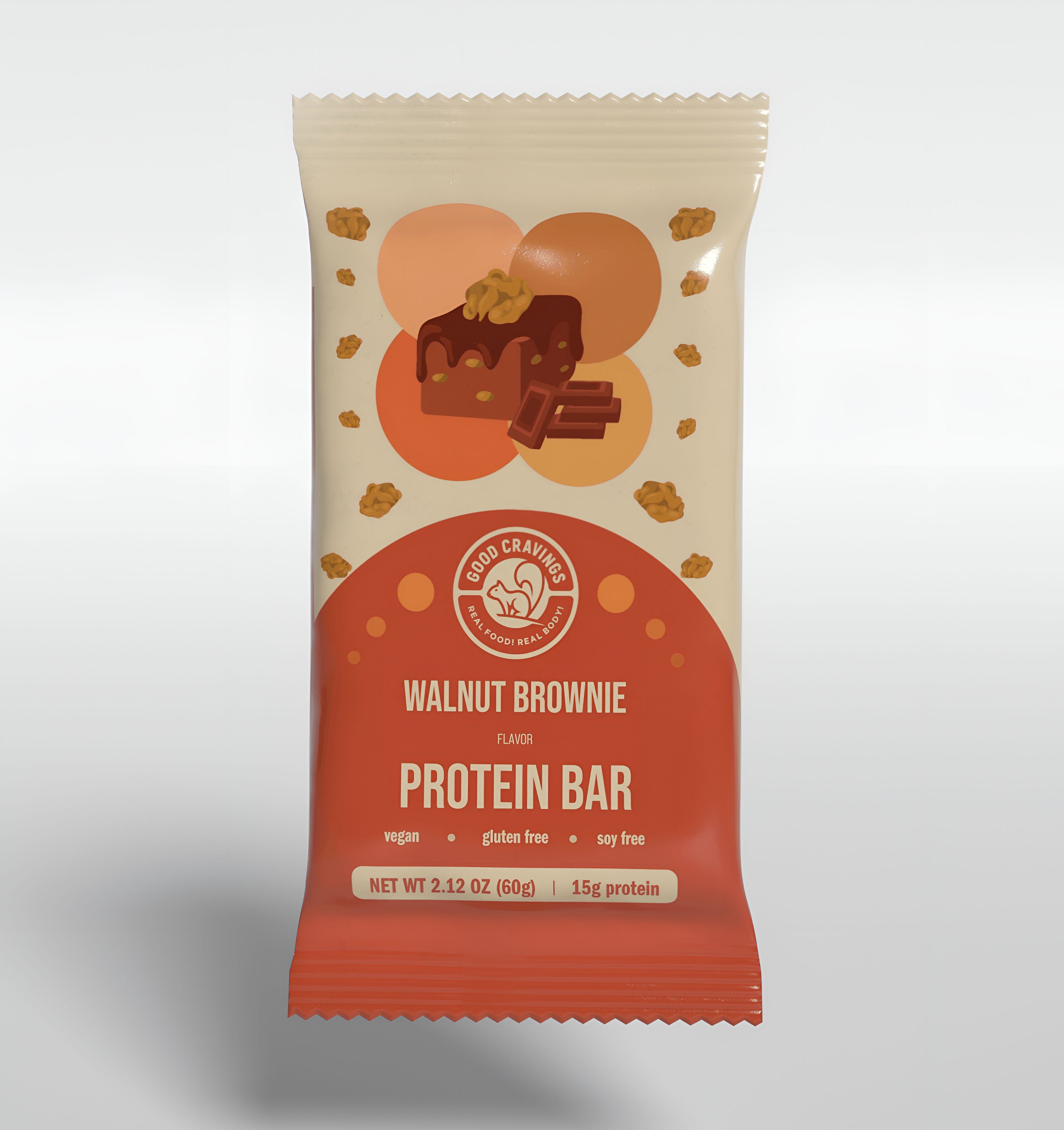 Walnut Brownie Raw Vegan Protein Bar