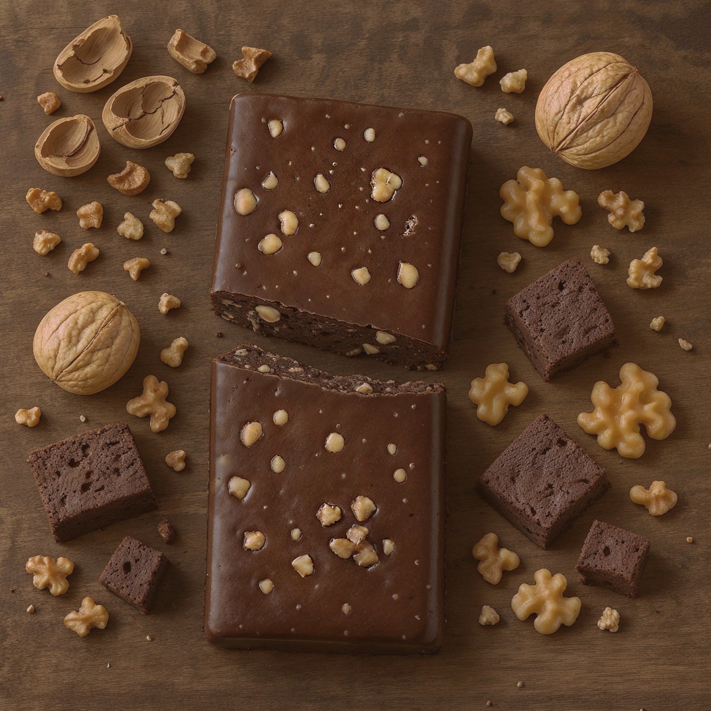 Walnut Brownie Raw Vegan Protein Bar