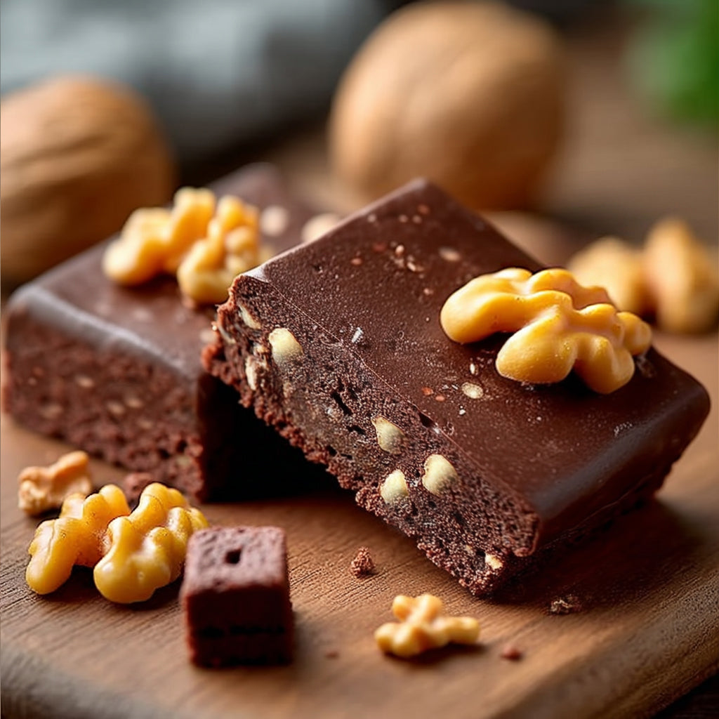 Walnut Brownie Raw Vegan Protein Bar