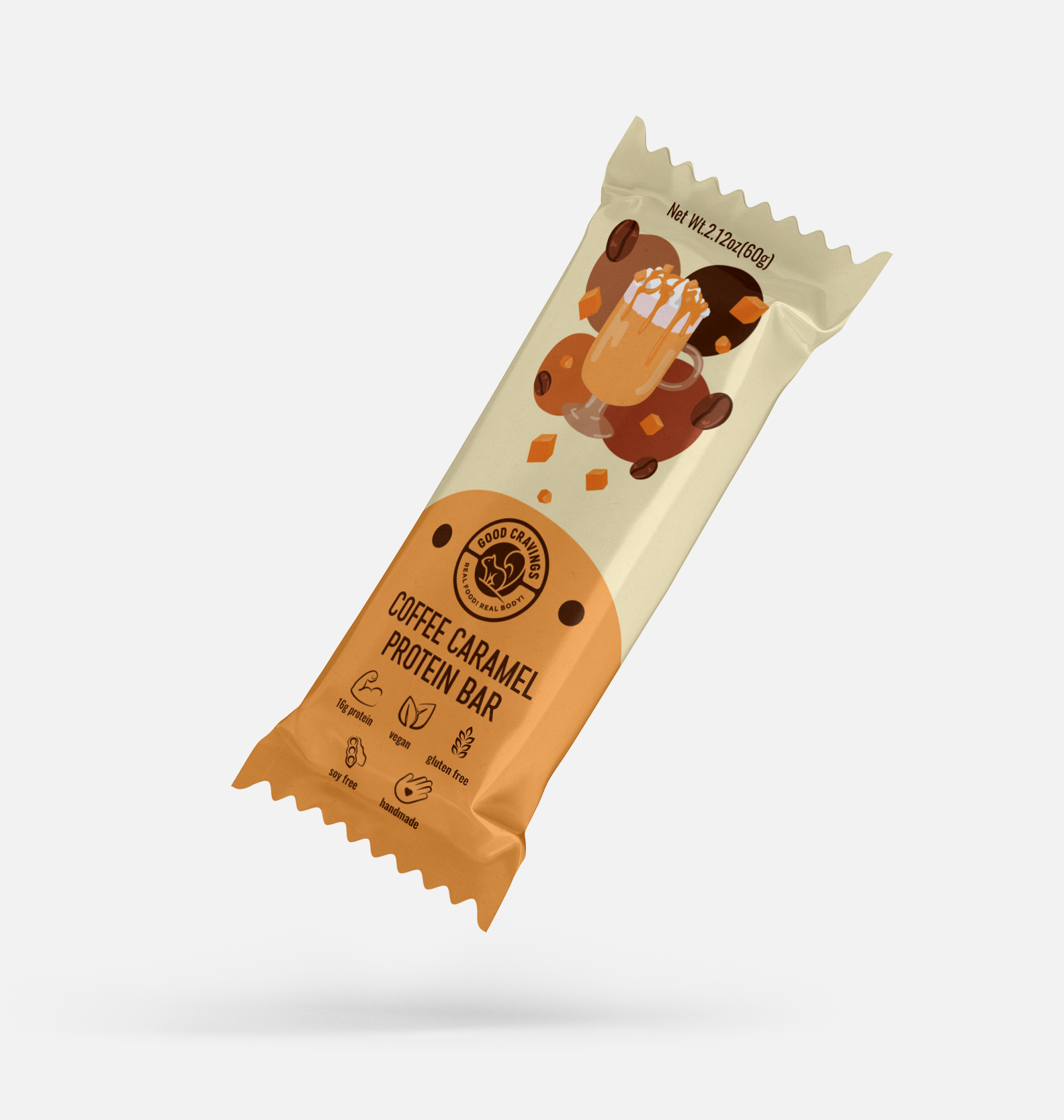 Coffee Caramel Raw Vegan Protein Bar